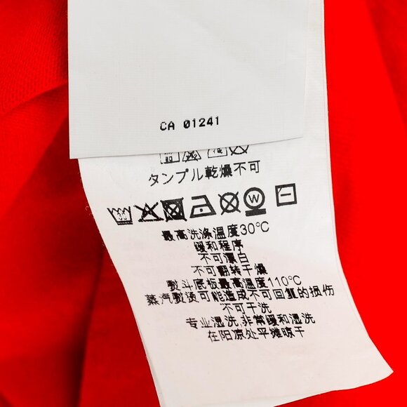 KENZO Red Cotton Cuff Print Tee - Picture 8 of 11